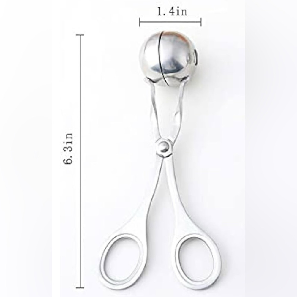 NORPRO 🍝 VINTAGE 90’s STAMPED NORPRO STAINLESS STEEL MEATBALL FRUIT BALL SCOOPER - Picture 15 of 15